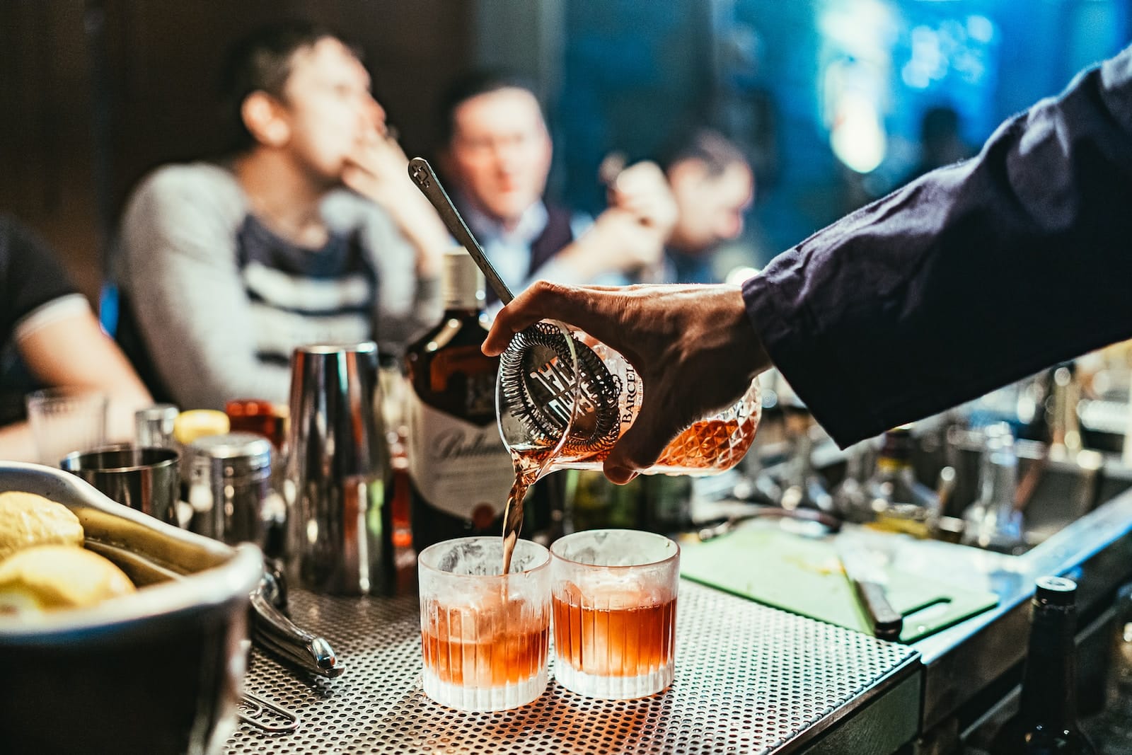 origins cognac bar cocktail workshop rocks