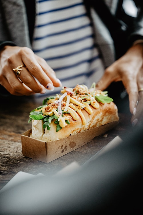 origins food truck hot dog